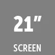 Pantalla de 21 pulgadas