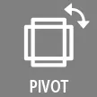 Rotación vertical/horizontal (pivot)